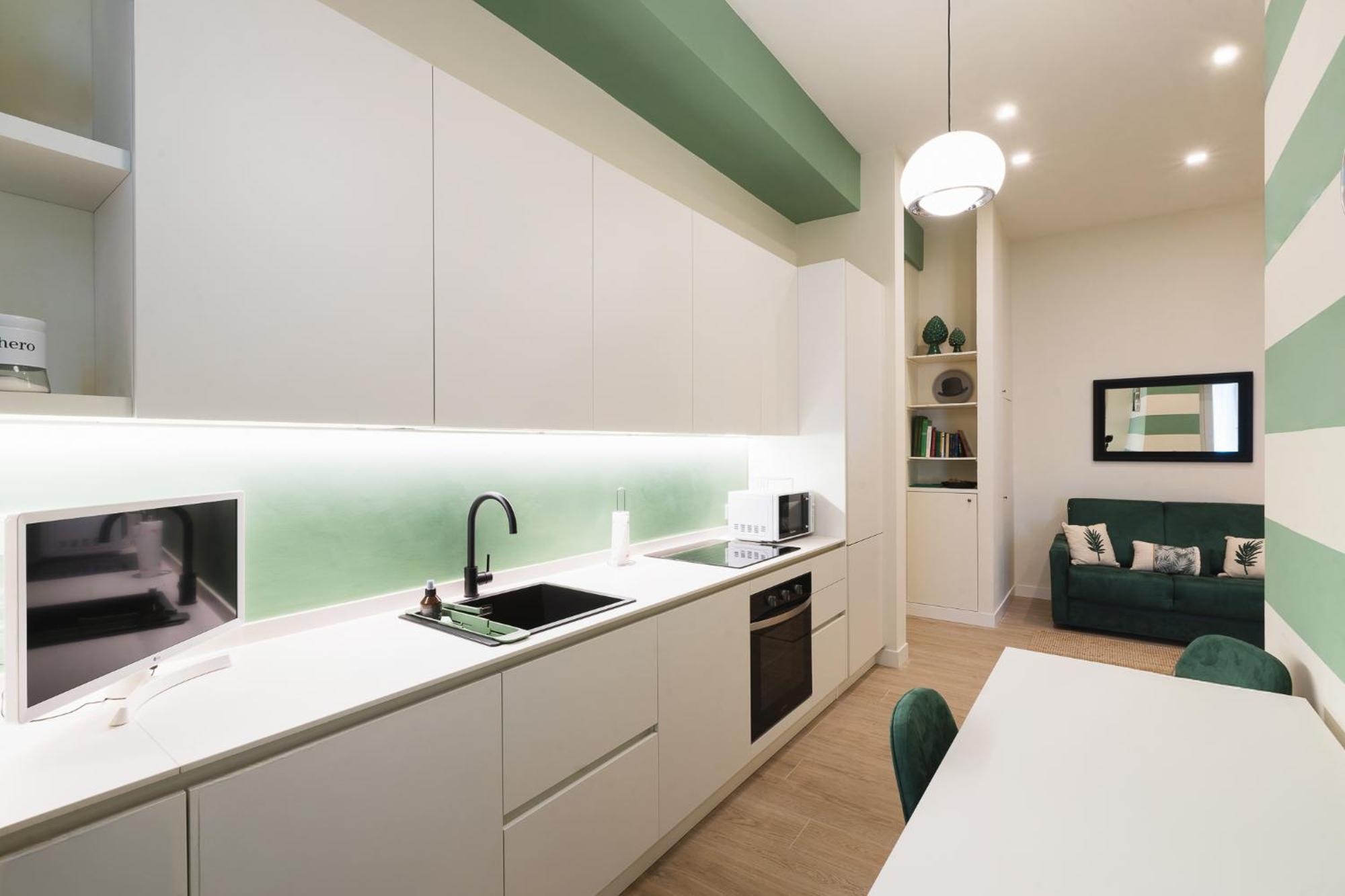 Cozy Olive Green Flat ฟลอเรนซ์ ภายนอก รูปภาพ